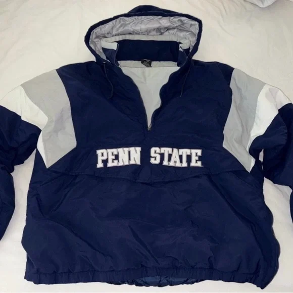 Vintage Starter Penn State Pullover Jacket/Puffer Adult Large - Picture 2 of 8